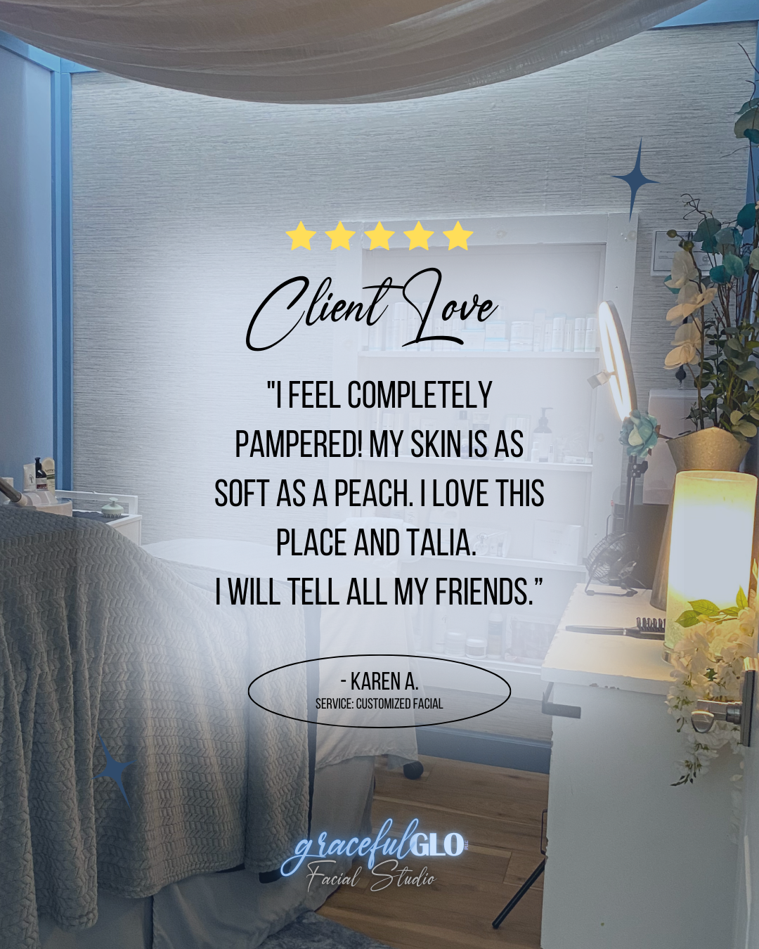Graceful Glo - 5 star Review Graceful Glo, Facial Studio, Review, Savannah, Tn